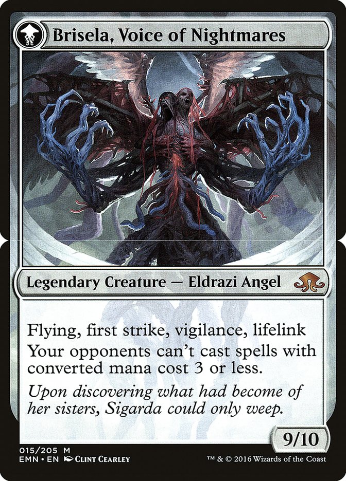 Brisela, Voice of Nightmares [Eldritch Moon Prerelease Promos] Magic: The Gathering