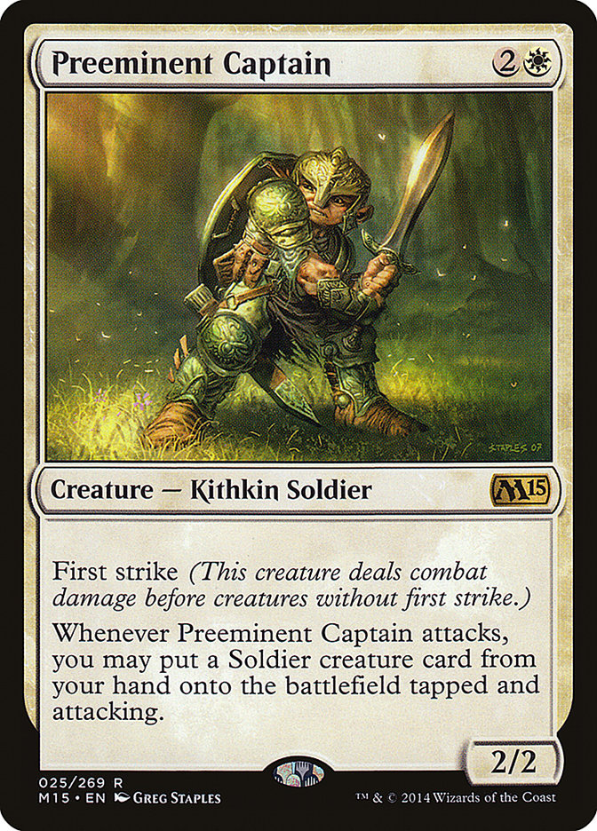 Preeminent Captain [Magic 2015] Magic: The Gathering