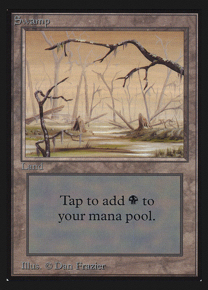 Swamp (Orange Sky) [Collectors' Edition] Magic: The Gathering