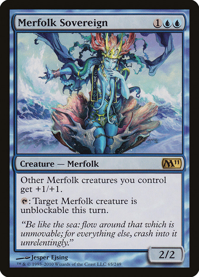 Merfolk Sovereign [Magic 2011] Magic: The Gathering