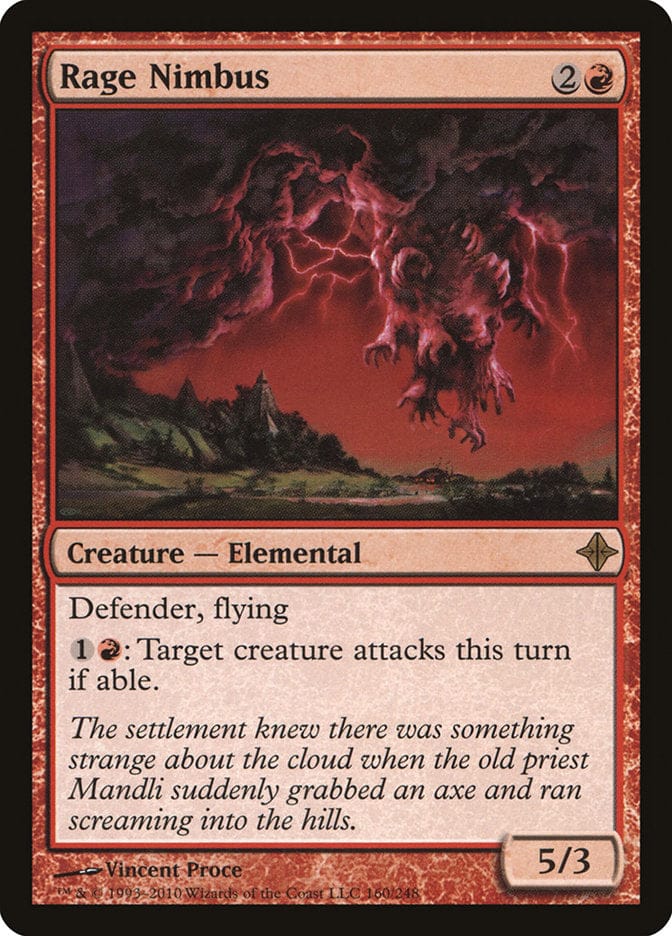 Rage Nimbus [Rise of the Eldrazi] Magic: The Gathering