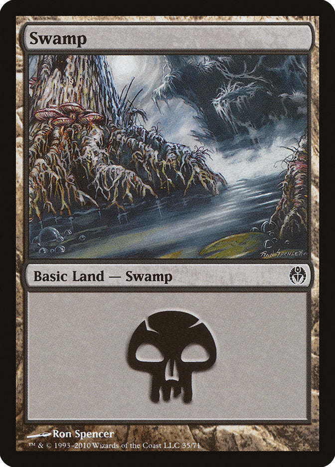 Swamp (35) [Duel Decks: Phyrexia vs. the Coalition] Magic: The Gathering