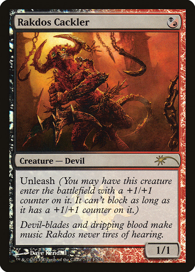 Rakdos Cackler [Friday Night Magic 2013] Magic: The Gathering