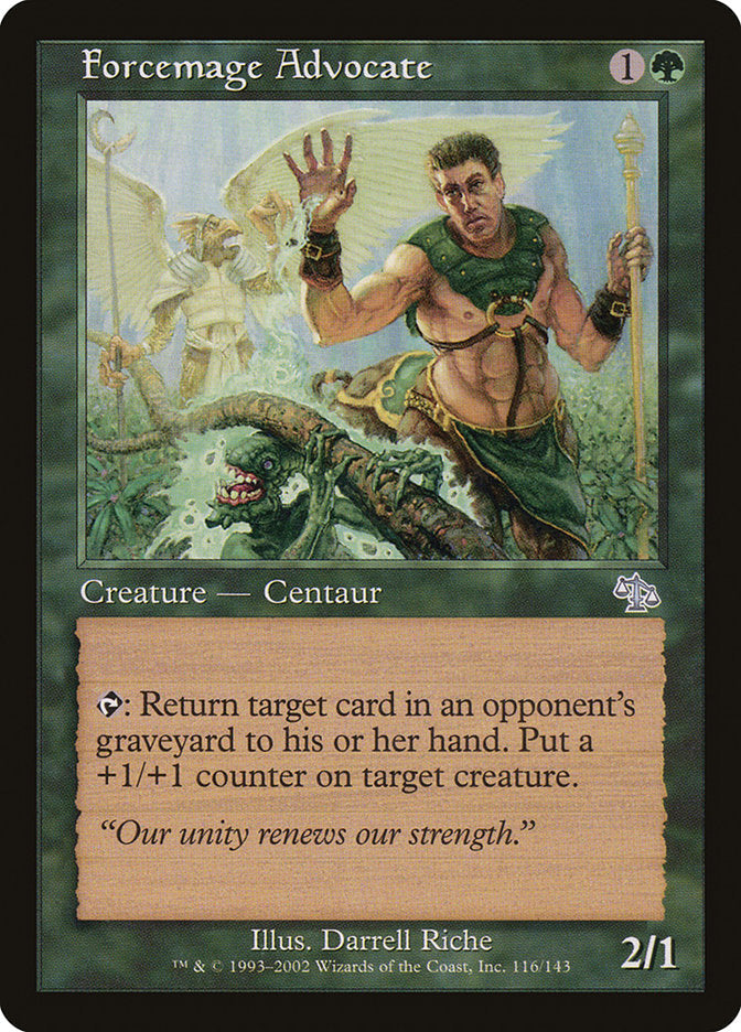Forcemage Advocate [Judgment] Magic: The Gathering