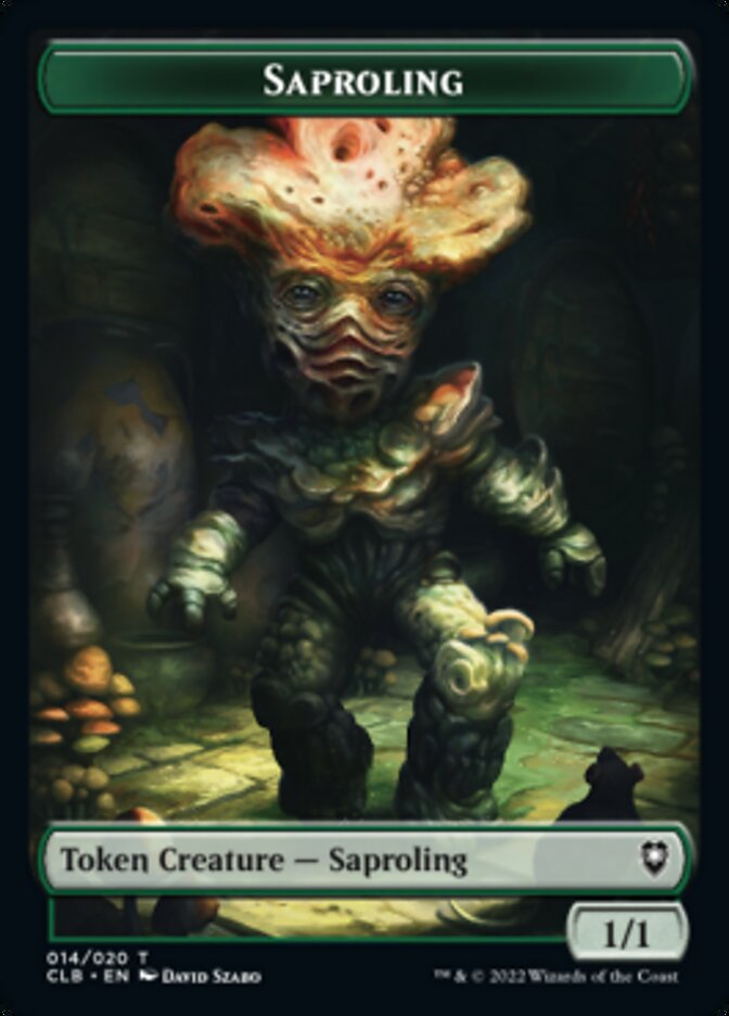 Saproling Token [Commander Legends: Battle for Baldur's Gate Tokens] Magic: The Gathering