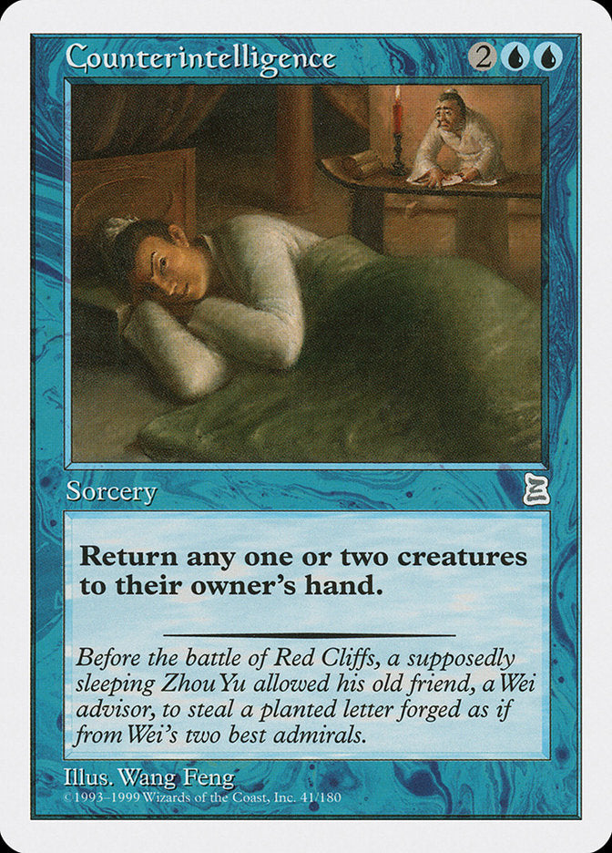 Counterintelligence [Portal Three Kingdoms] Magic: The Gathering