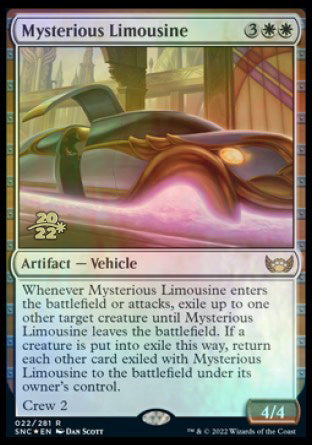 Mysterious Limousine [Streets of New Capenna Prerelease Promos] Magic: The Gathering