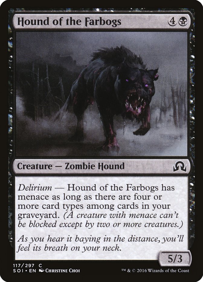 Hound of the Farbogs [Shadows over Innistrad] Magic: The Gathering