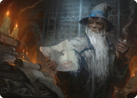 Learn from the Past Art Card [The Lord of the Rings: Tales of Middle-earth Art Series] Magic: The Gathering