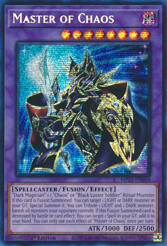 Master of Chaos [MP23-EN018] Prismatic Secret Rare - Yugioh Cards For Your TCG Needs!