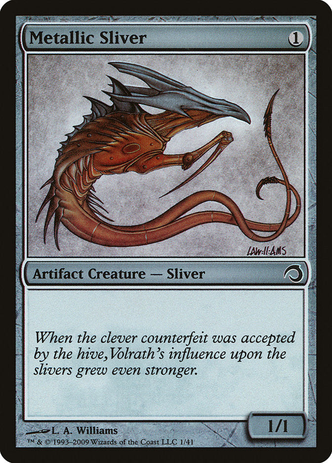 Metallic Sliver [Premium Deck Series: Slivers] Magic: The Gathering