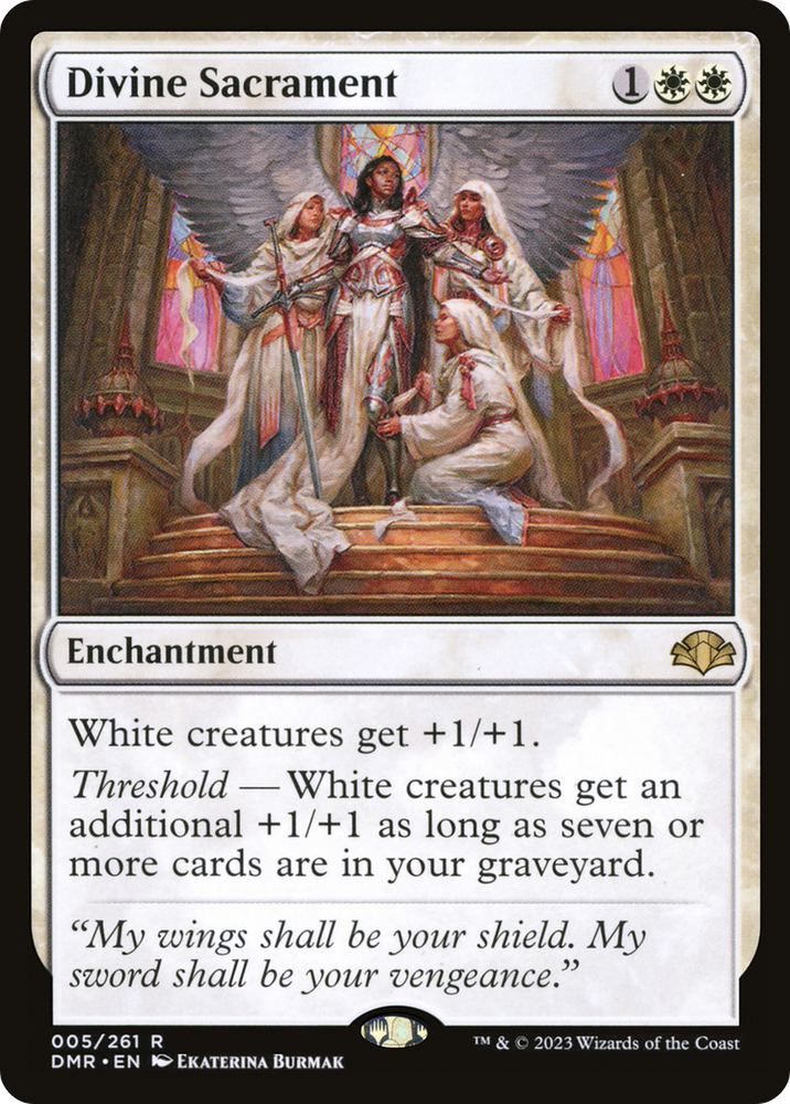 Divine Sacrament [Dominaria Remastered] Magic: The Gathering