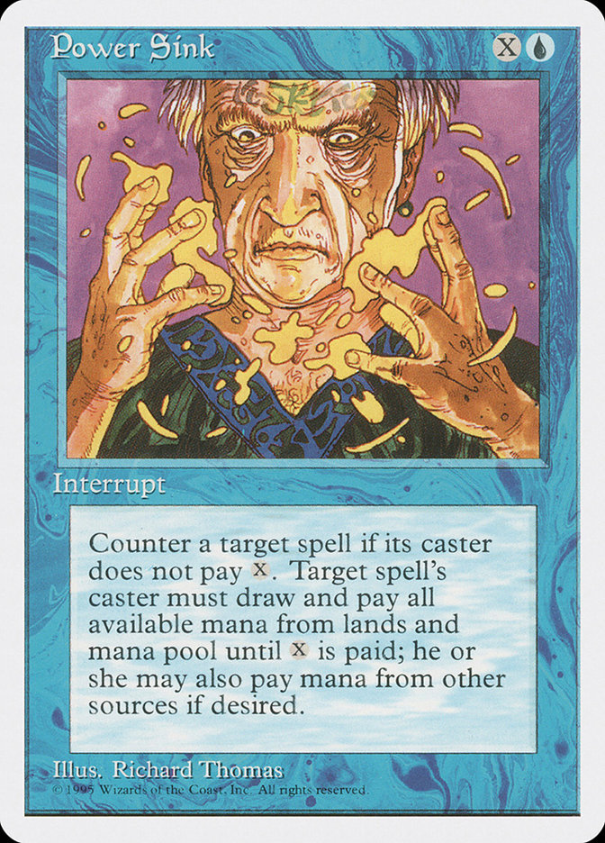 Power Sink [Fourth Edition] Magic: The Gathering