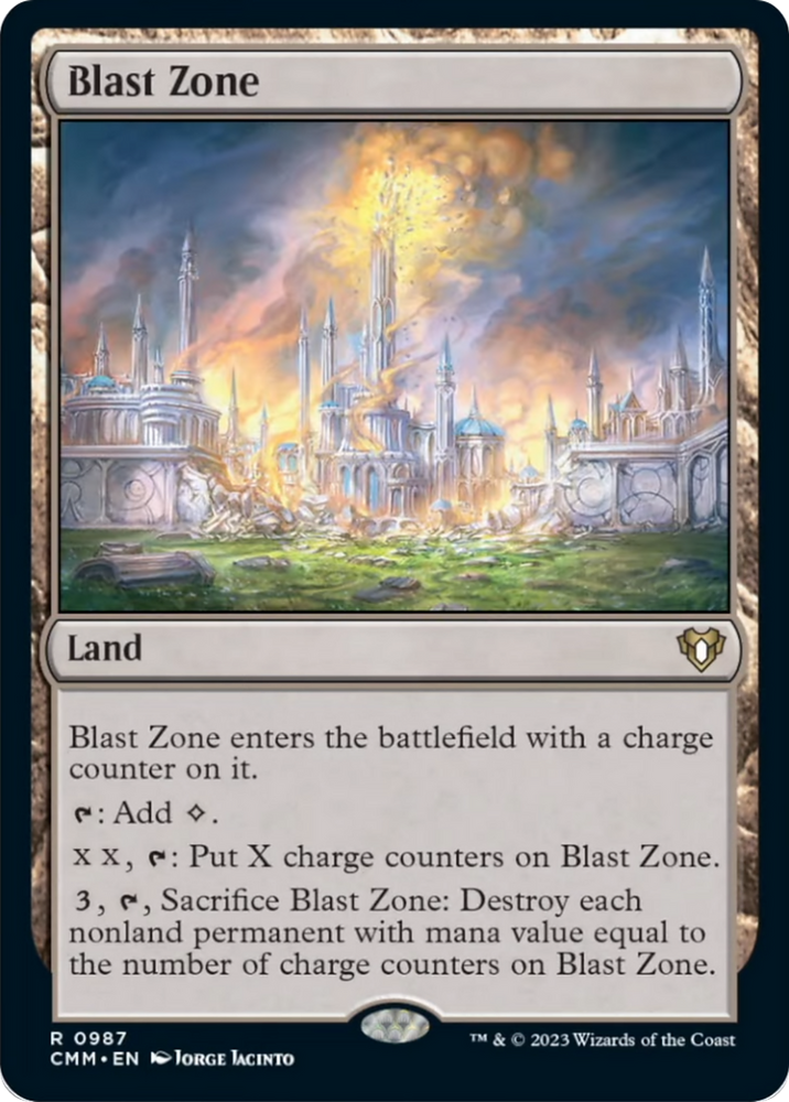 Blast Zone [Commander Masters] Magic: The Gathering