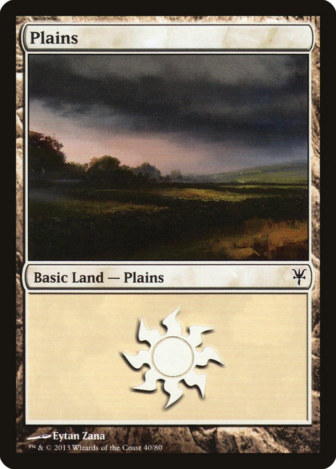 Plains (40) [Duel Decks: Sorin vs. Tibalt] Magic: The Gathering