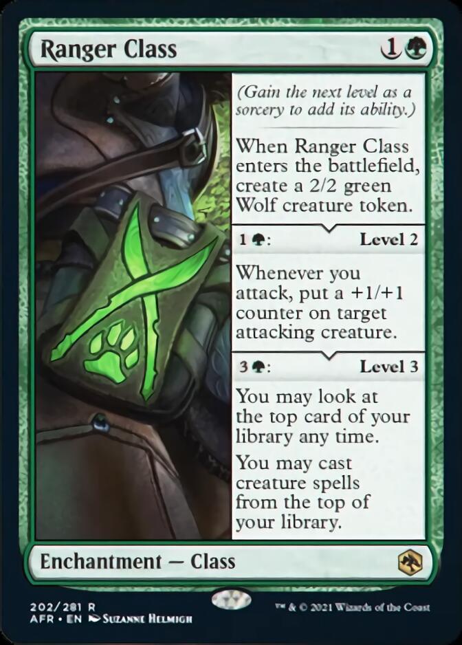 Ranger Class [Dungeons & Dragons: Adventures in the Forgotten Realms] Magic: The Gathering