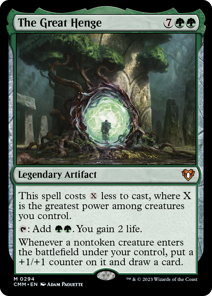 The Great Henge [Commander Masters] Magic: The Gathering