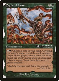 Squirrel Farm (Oversized) [Oversize Cards] Magic: The Gathering