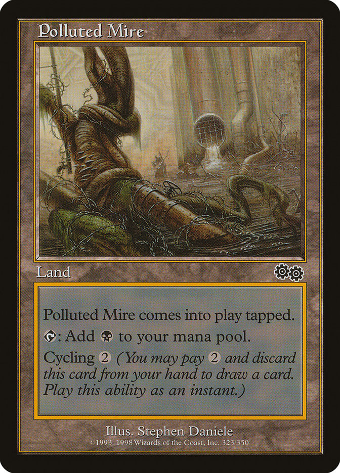 Polluted Mire [Urza's Saga] Magic: The Gathering