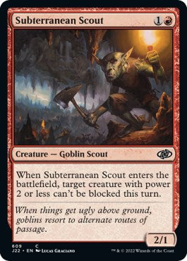 Subterranean Scout [Jumpstart 2022] Magic: The Gathering