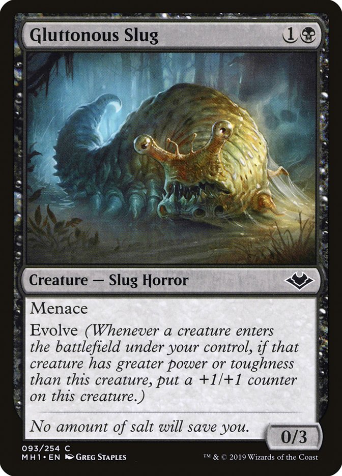 Gluttonous Slug [Modern Horizons] Magic: The Gathering