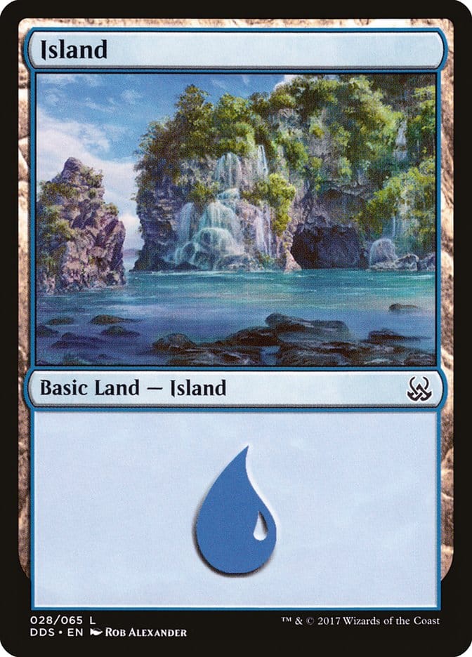 Island (28) [Duel Decks: Mind vs. Might] Magic: The Gathering