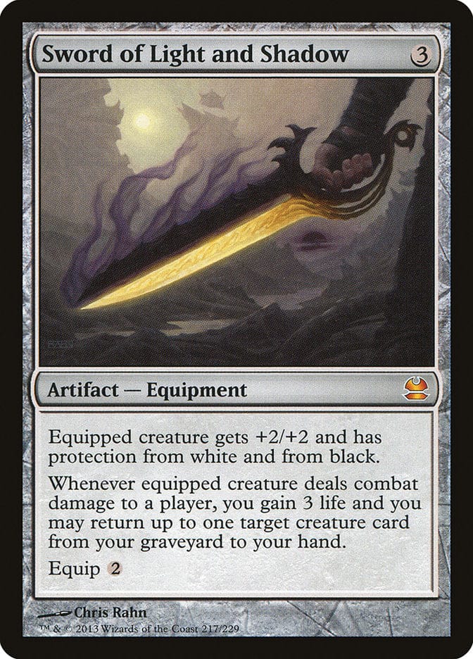 Sword of Light and Shadow [Modern Masters] Magic: The Gathering