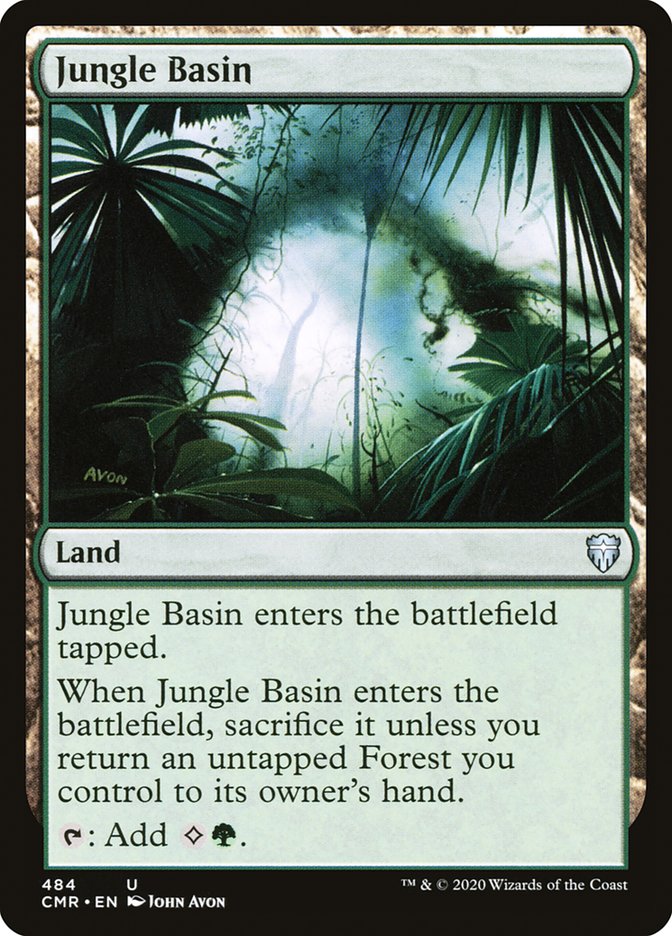 Jungle Basin [Commander Legends] Magic: The Gathering