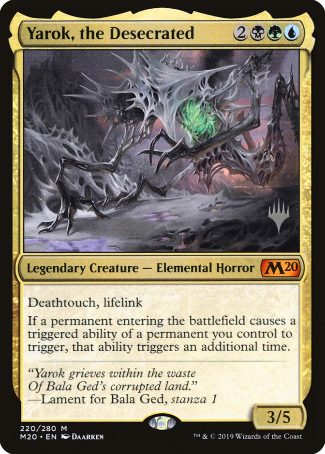 Yarok, the Desecrated (Promo Pack) [Core Set 2020 Promos] Magic: The Gathering