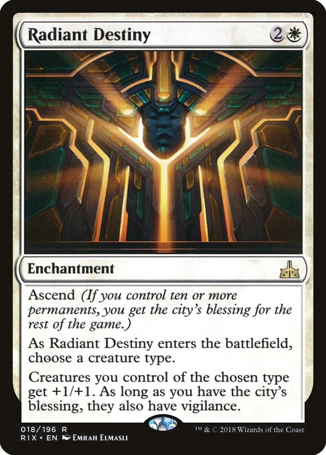 Radiant Destiny [Rivals of Ixalan] Magic: The Gathering