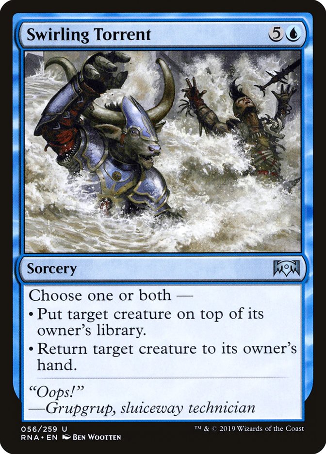 Swirling Torrent [Ravnica Allegiance] Magic: The Gathering
