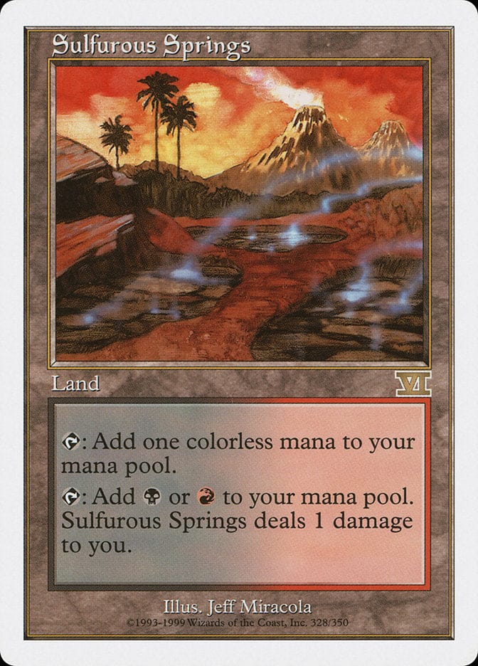 Sulfurous Springs [Classic Sixth Edition] Magic: The Gathering