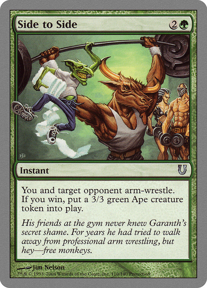 Side to Side [Unhinged] Magic: The Gathering