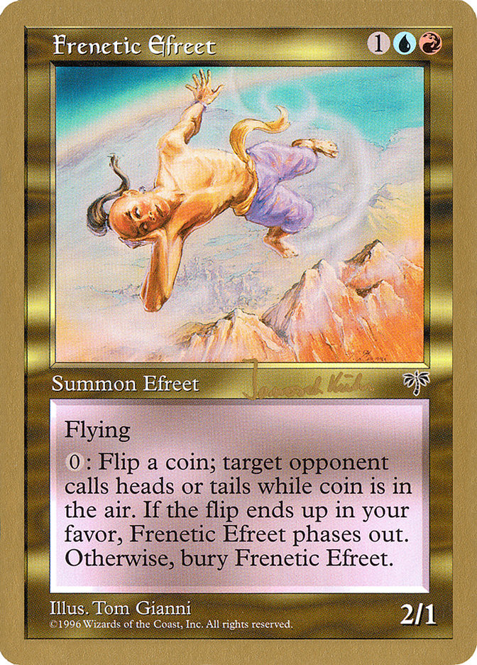 Frenetic Efreet (Janosch Kuhn) [World Championship Decks 1997] Magic: The Gathering