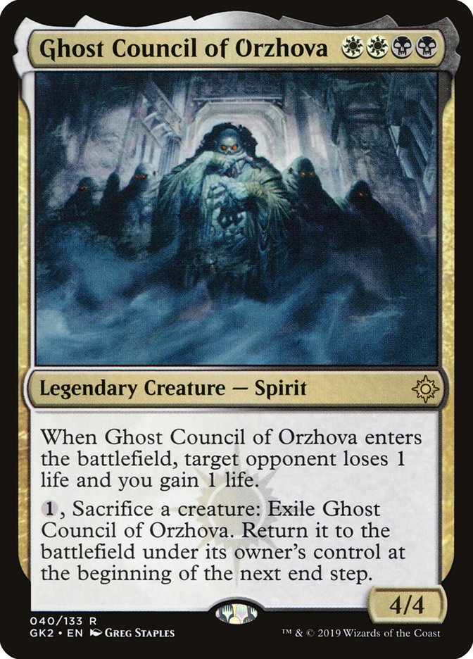Ghost Council of Orzhova [Ravnica Allegiance Guild Kit] Magic: The Gathering