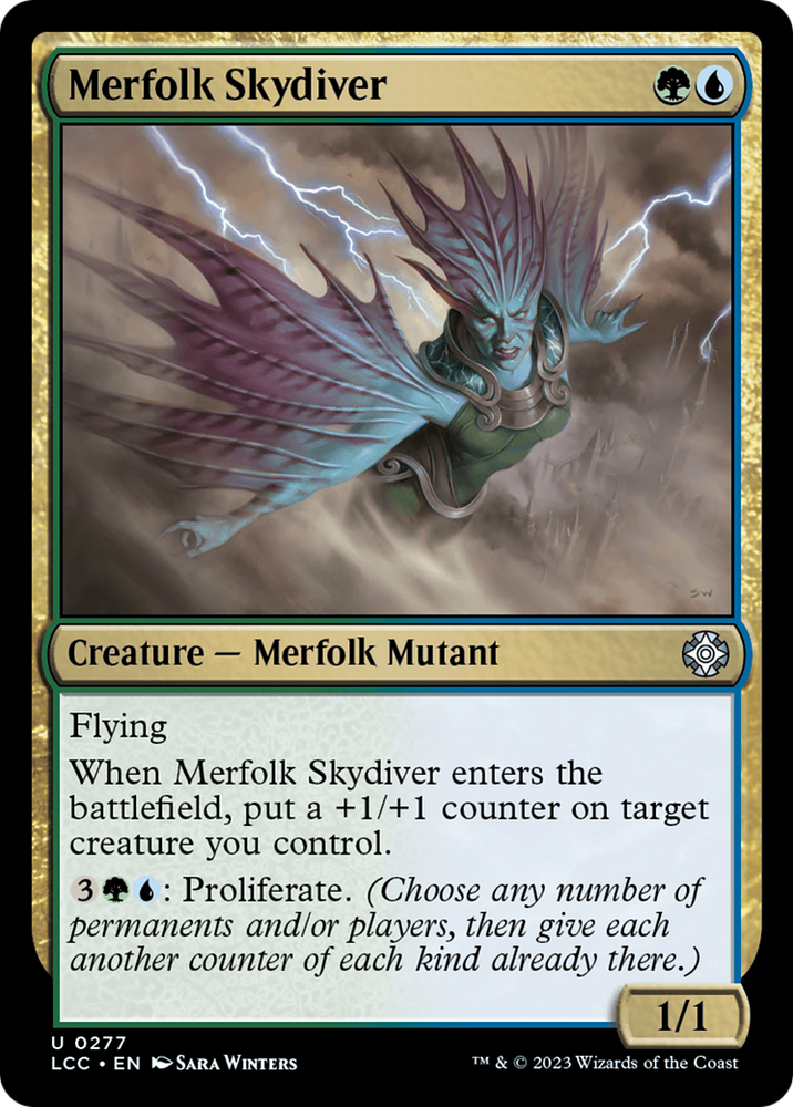Merfolk Skydiver [The Lost Caverns of Ixalan Commander] Magic: The Gathering