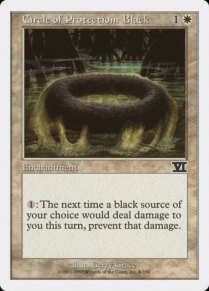 Circle of Protection: Black [Classic Sixth Edition] Magic: The Gathering