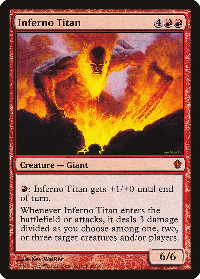 Inferno Titan [Commander 2013] Magic: The Gathering