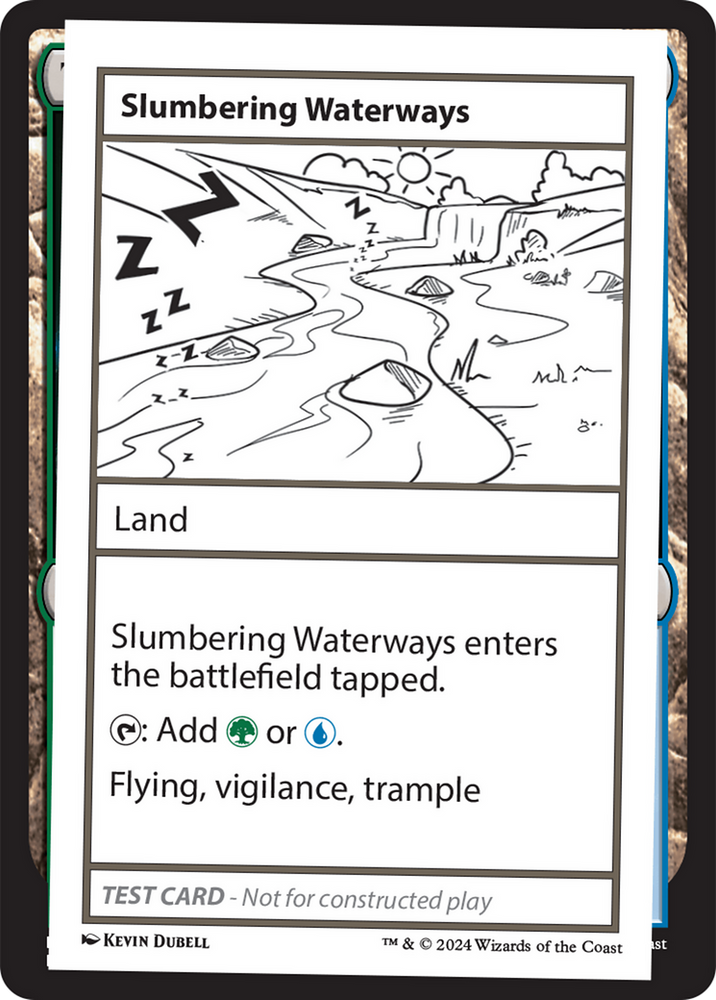 Slumbering Waterways [Mystery Booster 2 Playtest Cards] Magic: The Gathering