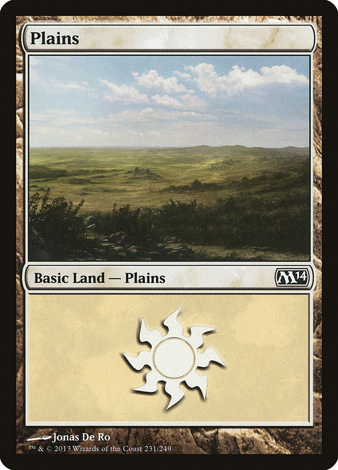 Plains (231) [Magic 2014] Magic: The Gathering