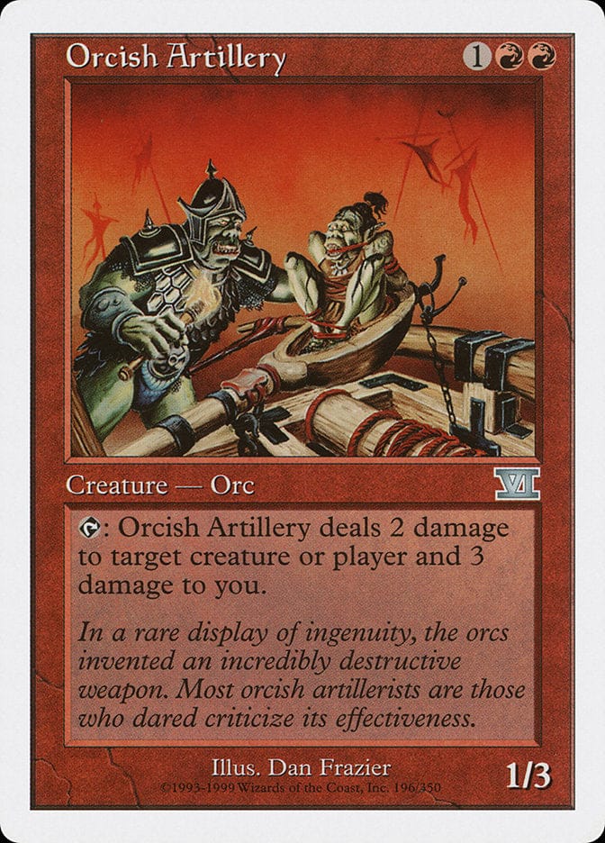 Orcish Artillery [Classic Sixth Edition] Magic: The Gathering
