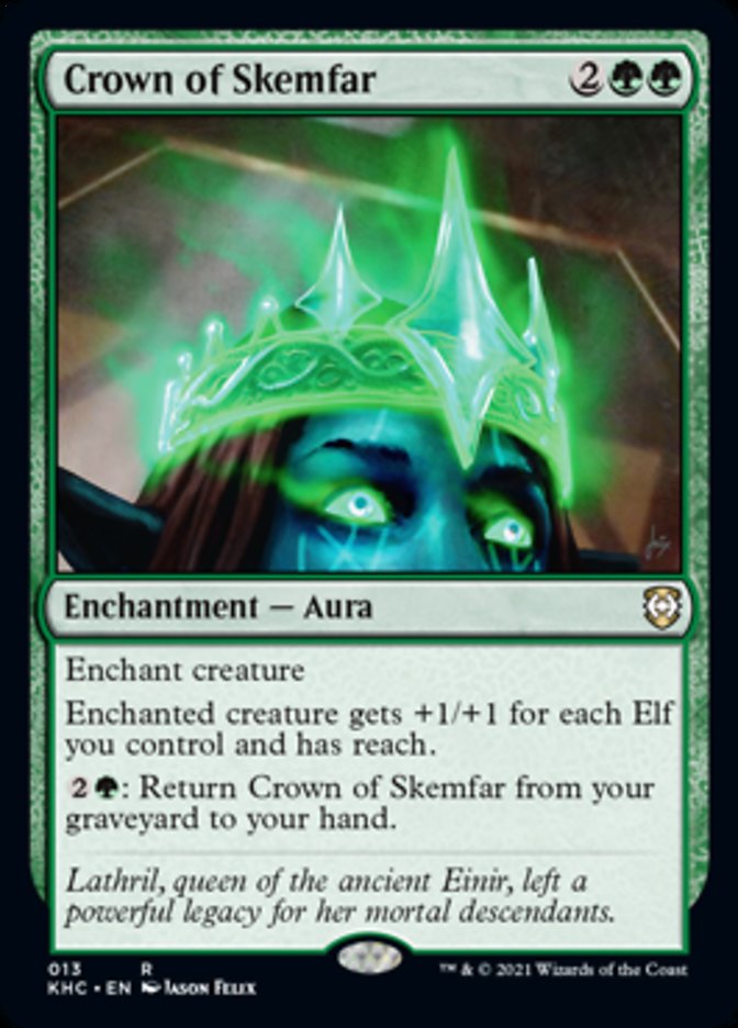 Crown of Skemfar [Kaldheim Commander] Magic: The Gathering