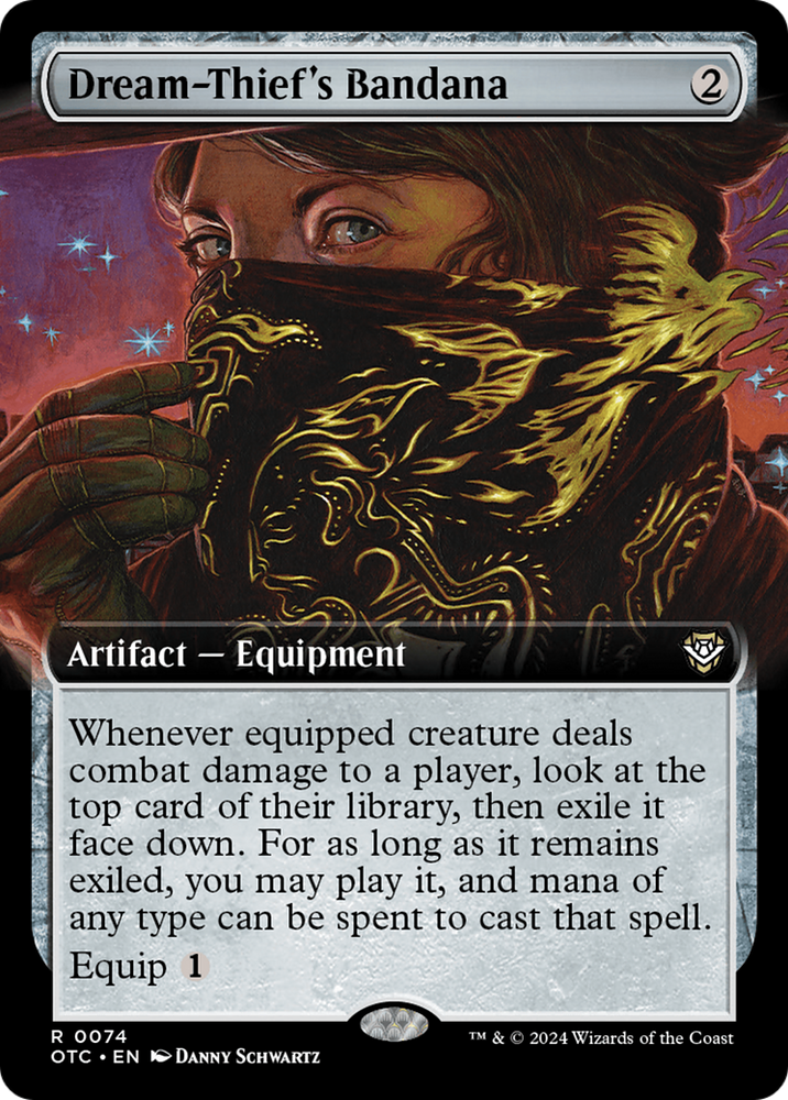Dream-Thief's Bandana (Extended Art) [Outlaws of Thunder Junction Commander] Magic: The Gathering