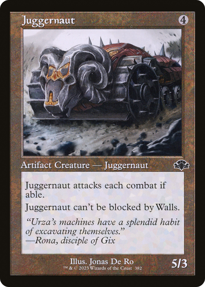 Juggernaut (Retro) [Dominaria Remastered] Magic: The Gathering