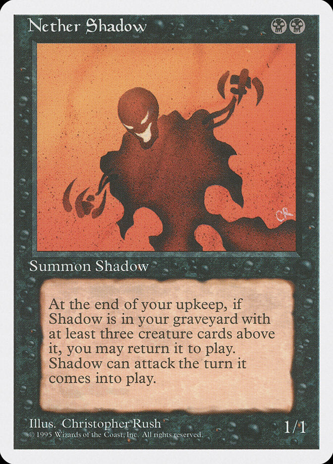 Nether Shadow [Fourth Edition] Magic: The Gathering
