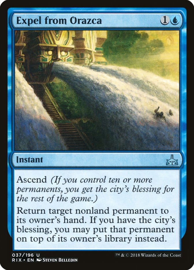 Expel from Orazca [Rivals of Ixalan] Magic: The Gathering