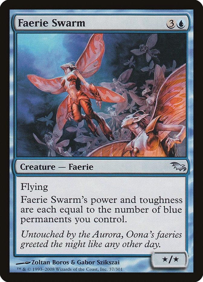Faerie Swarm [Shadowmoor] Magic: The Gathering