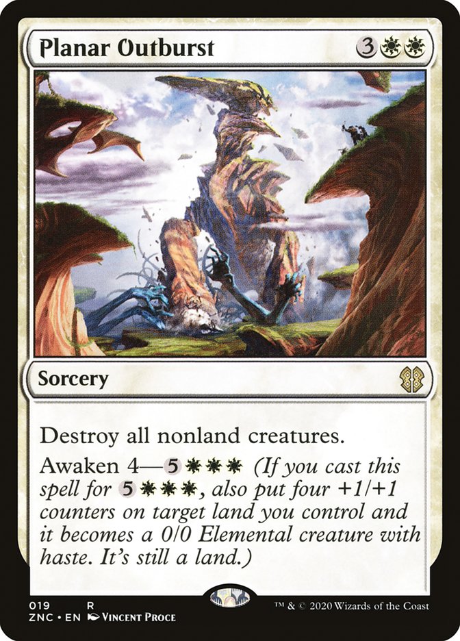 Planar Outburst [Zendikar Rising Commander] Magic: The Gathering