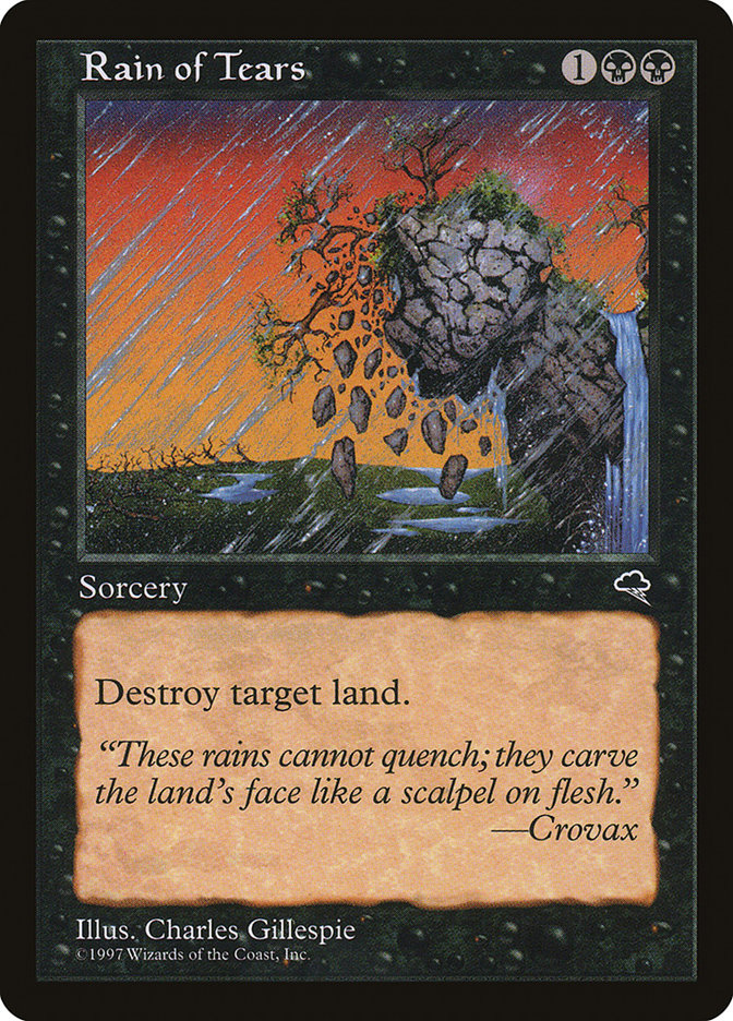 Rain of Tears [Tempest] Magic: The Gathering