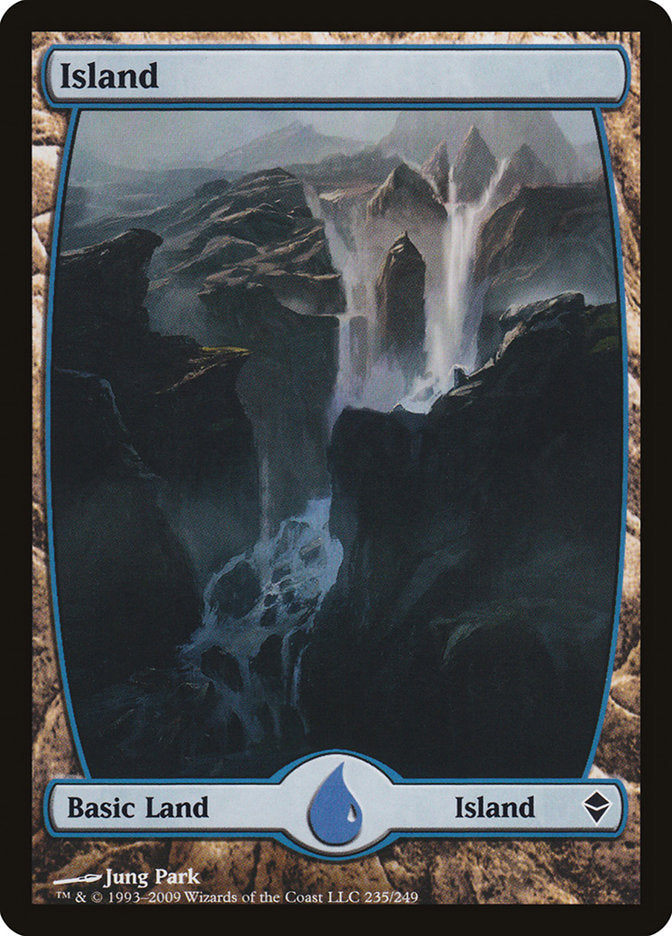 Island (235) [Zendikar] Magic: The Gathering